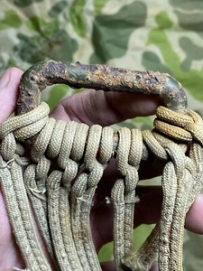 US 101st Airborne 506th T-5 Parachute Riser Relic Market Garden Original Paint - Imagen 1 de 5