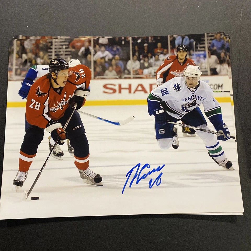 Alexander Semin autografado 8x10 Washington Capitals - Imagem 1 de 1