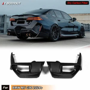 Dry Carbon Fiber MP Style Rear Diffuser Bumper Lip For BMW 5 Series G90 M5 2024+ - Picture 1 of 10