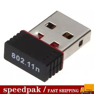 Mini USB WiFi Dongle 802.11 B/G/N Wireless Network Adapter For La - Picture 1 of 9