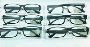 6 New style Reading glasses men women clear lens soft case reading glasses - Picture 1 of 9