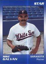 1990 Sarasota White Sox Star #9 Mike Galvan