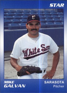 1990 Sarasota White Sox Star #9 Mike Galvan