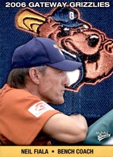 2006 Gateway Grizzlies Multi-Ad #27 Neil Fiala Bench Coach Baseball Card
