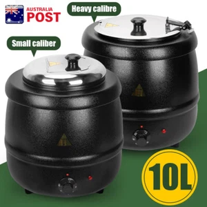 10L Commercial Soup Kettle Warmer Restaurant Buffet School Canteen Warming Pot - Picture 1 of 39