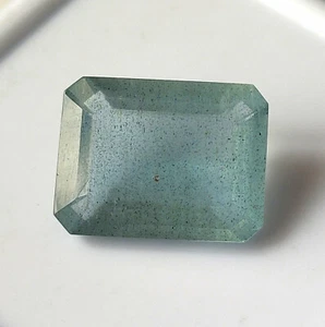Blue Aquamarine Faceted Emerald Cut 5.65 Carat Natural Untreated Loose Gemstone - Picture 1 of 4