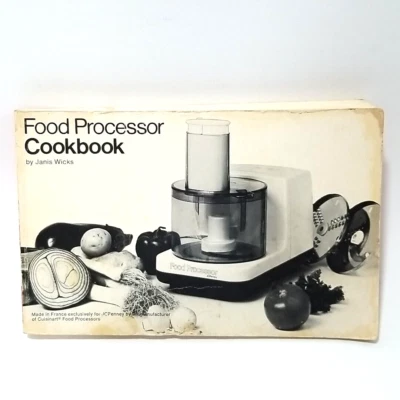 Food Processor Cookbook Janis Wicks 1977 Paperback Nitty Gritty Productions USA - Image 1 of 4