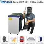 4 IN 1 1500W Raycus Fiber Laser Welding Cleaning Cutting Machine & S&A Chiller