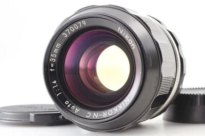 "Near Mint" Nikon Nikkor-N.C Auto 35mm f1.4 Non Ai MF Wide Angle Lens From JAPAN - Image 1 of 4