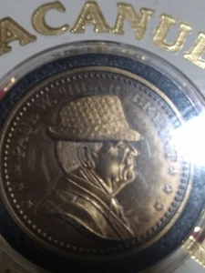 1981 Paul BEAR Bryant Trainer Alabama Roll Tide Fußballteam Bronze Anhänger. - Bild 1 von 2