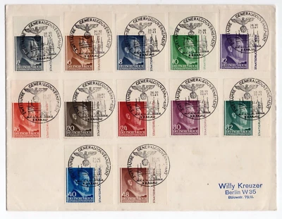 GERMANY 3rd REICH WW2 GENERALGOUVERNEMENT VERY GOOD SELECTION COVERS SEE SCANS - Image 1 of 4