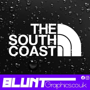 THE SOUTH COAST Aufkleber Sticker Sinyl Auto Van Fenster Stoßstange JDM DUB EURO - Bild 1 von 3