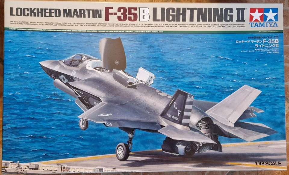 Tamiya 61125 Lockheed Martin F-35B Lightning II  1/48 - Immagine 1 di 1