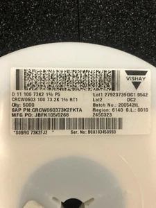 CR0805-10w-2800ft Chip Resistor; 0805; 1/10W; 280R; ±1% - Bild 1 von 3