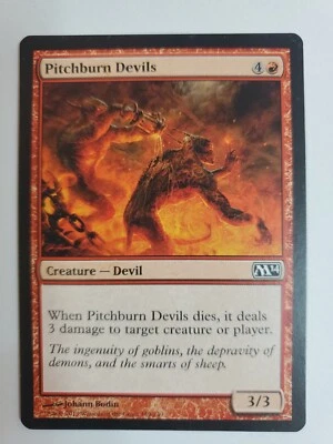 MTG Magic The Gathering Card Pitchburn Devils Creature Devil Red M14 - Image 1 of 2