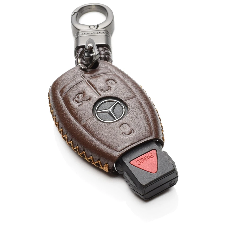 Funda de cuero para llavero Vitodeco para Mercedes-Benz A, C, E, S, GLB, GLC, GLE, GLS Foto 1 de 1