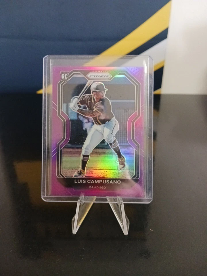 LUIS CAMPUSANO 2021 Prizm Baseball Purple Prizm Rookie Card - San Diego Padres