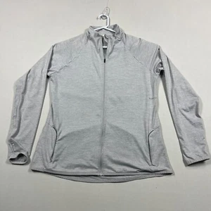 Ell & Voo Grey Running Training Gym Long Sleeve Pullover Top Womens XL - 16 - Picture 1 of 17