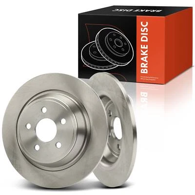 2Pcs Rear Left & Right Disc Brake Rotors for Ford Edge 2015-2022 Fusion Lincoln - Image 1 of 4