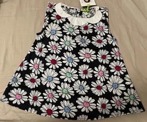 DAISY BLOUSE w/Cute Scalloped Collar- Boutique Style by MARGHERITA Sz 7 Yrs NEW! - Picture 1 of 5