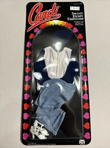 Vintage 1979 Mego Corp Candi Sweet Heart Fashions Skirt Sweatshirt Heels - Picture 1 of 11