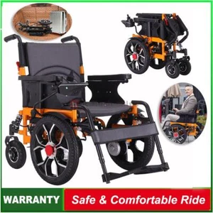 Travel Folding 500W Electric Wheelchair, All Terrain Heavy Duty Power Scooter - Picture 1 of 17