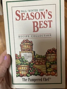 Pampered Chef Season’s Best Recipe Collection Fall/Winter 1997 Cookbook - Picture 1 of 1