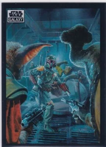 2022 Star Wars Chrome Galaxy Refractor #61 Boba Fett Ambushed! - Picture 1 of 1