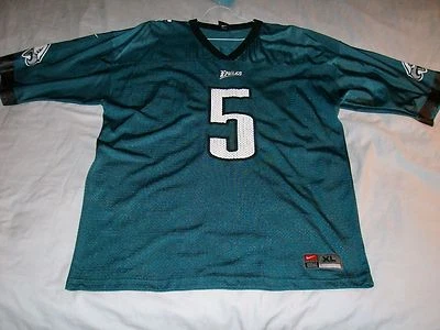Camiseta Nike Donovan McNabb 5 Philadelphia Eagles verde NFL masculina GG usada - Imagem 1 de 4