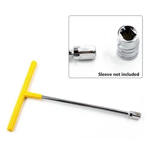 T-handles Wrench High-carbon Steel Inner Hexagon Silver And Yellow 1 Pcs - Picture 1 of 12