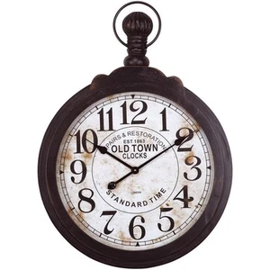 Reloj de pared reloj de madera negro casco antiguo decoración del hogar Yosemite - Imagen 1 de 3