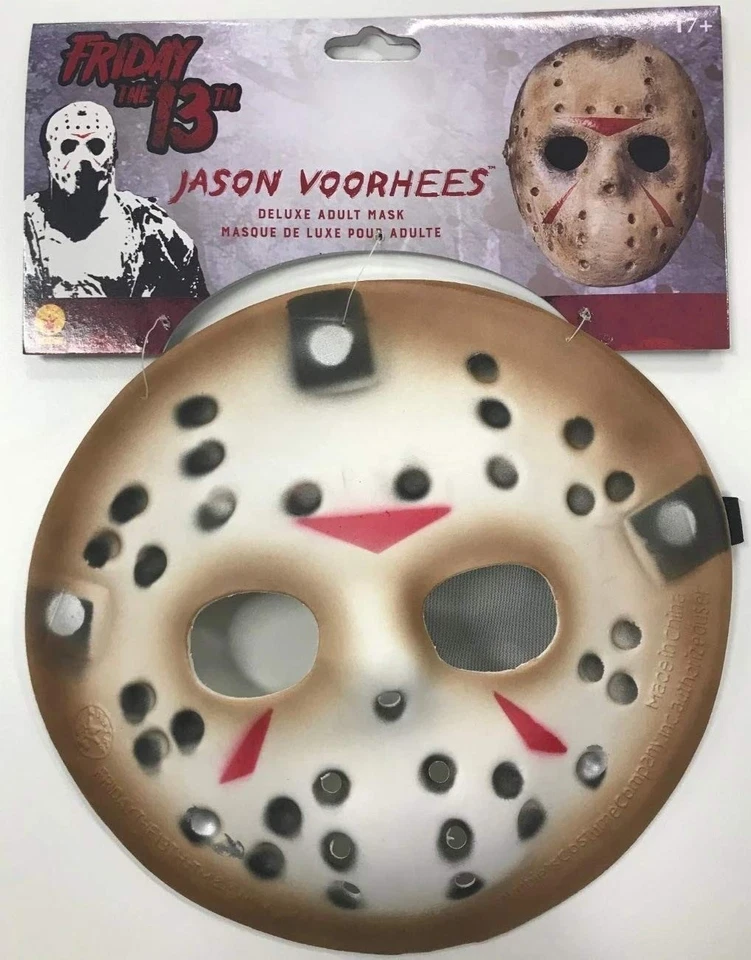 Rubie's Official Jason Deluxe Eva Hockey Mask Fancy Dress One Size Multicoloured - Image 1 of 1