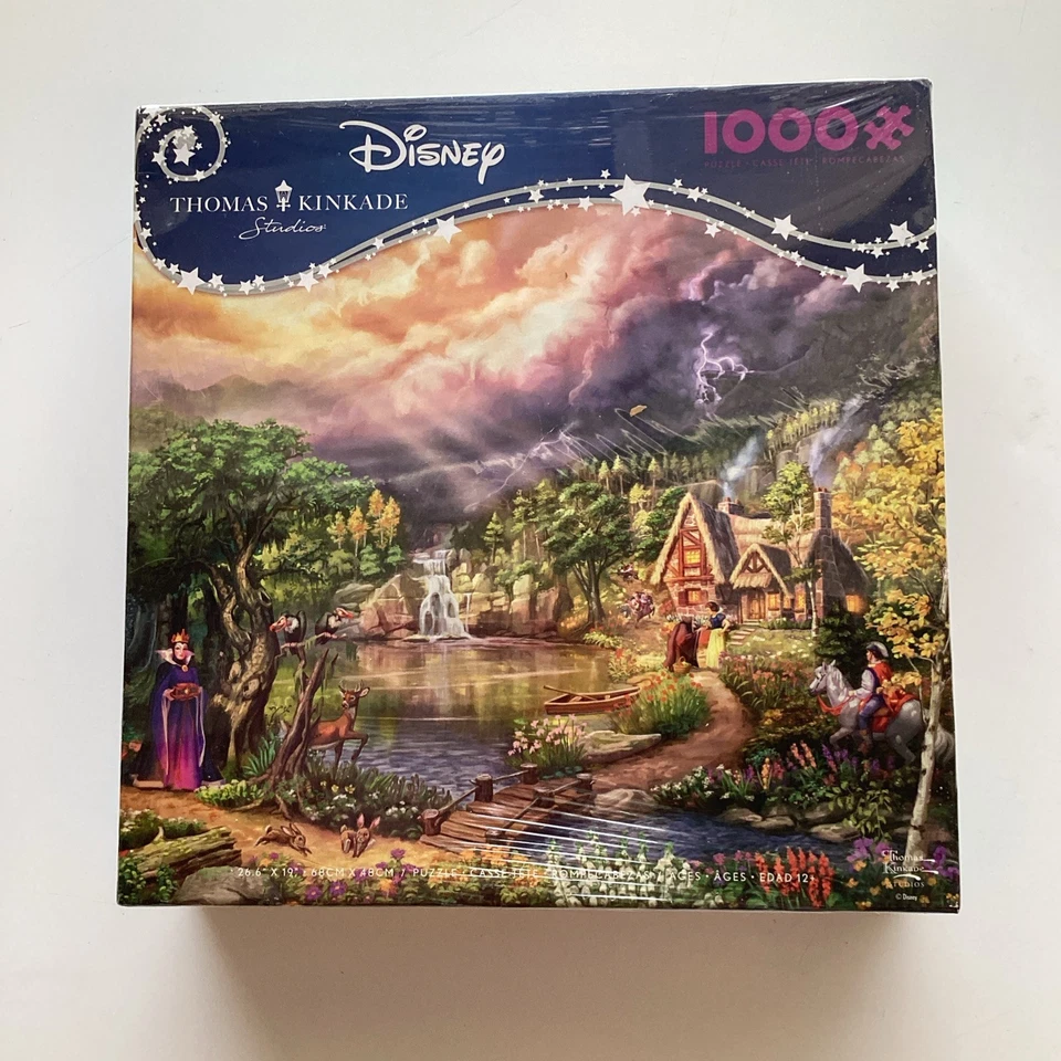 Rompecabezas Thomas Kinkade Disney Blancanieves La Reina Malvada 1000 piezas  Foto 1 de 4