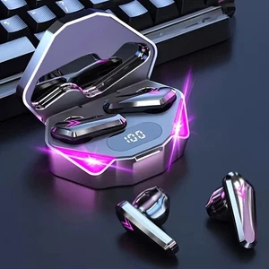 Wireless Bluetooth Headset LED Display Gamer Ohrhörer mit Mikrofon Kabellose Kopfhörer - Bild 1 von 11