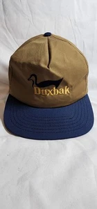 Duxbak Tan And Blue Snapback Hat Made In USA - Picture 1 of 9