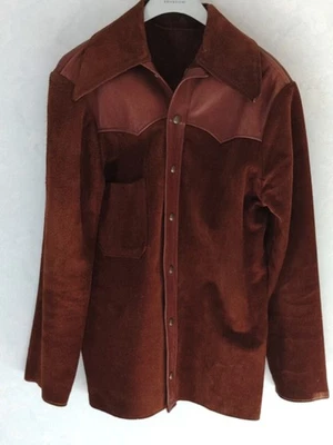 Mens Schott Custom made suede jacket - Image 1 of 4