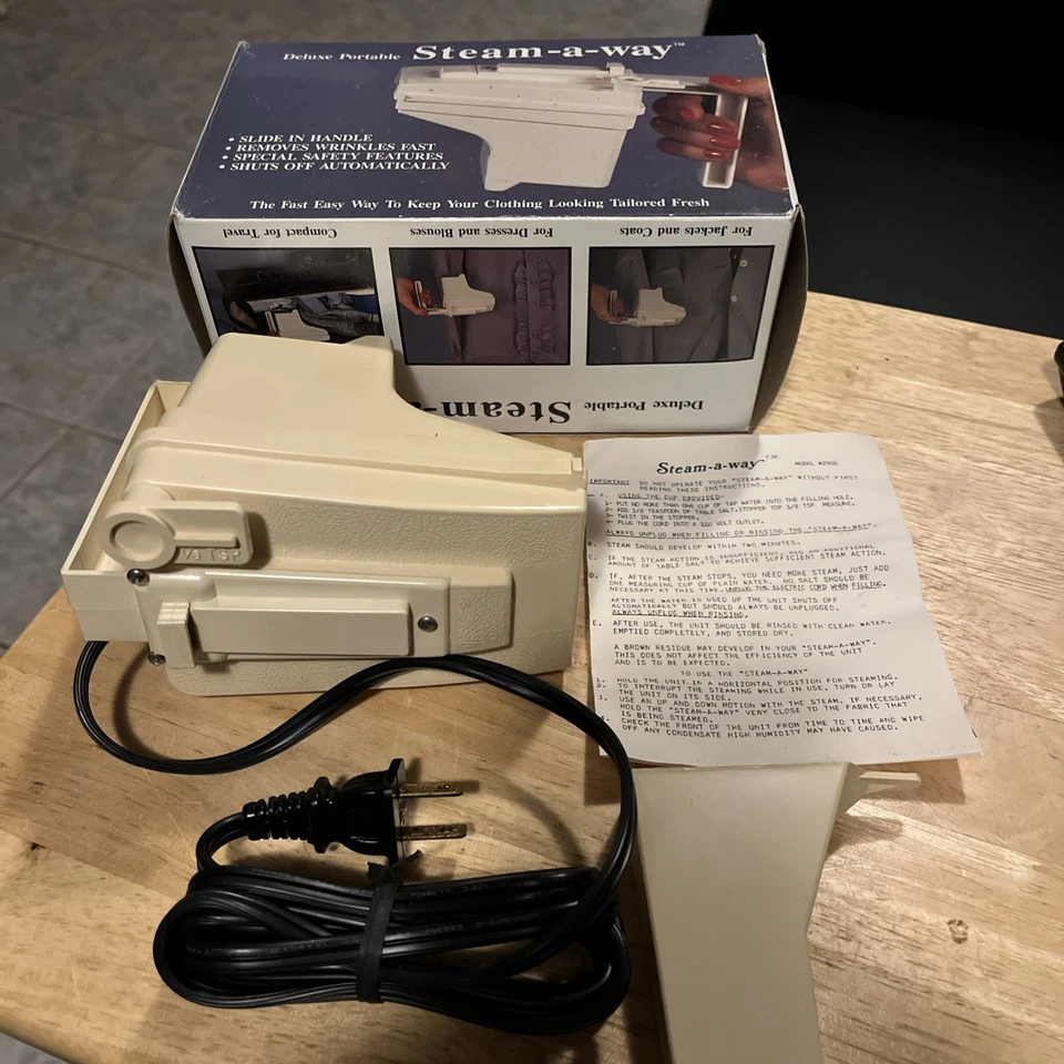 Southbury Manufacturing Co. White Steam-A-Way Corded Handheld Garment Steamer - Image 1 of 1