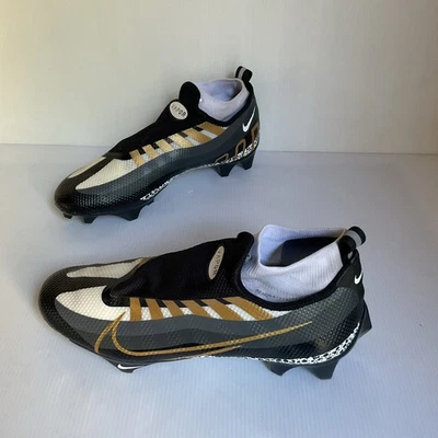 Nike Vapor Edge Pro 360 2 Football Cleats Black Gold White Men’s Size 10  - Image 1 of 4