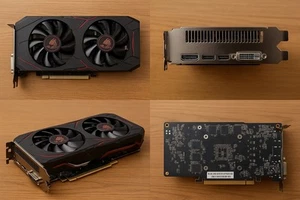 SCHEDA VIDEO AMD RADEON RX580 8GB POWERCOLOR RED DRAGON - Foto 1 di 1