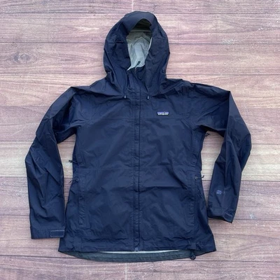 Jaqueta Patagonia Worn Wear Torrentshell H2No Rain azul marinho feminina M impermeável - Imagem 1 de 4
