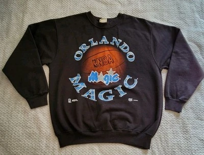 Sudadera De Colección Clasificada Equipo Orlando Magic Grande 1993 Shaq Rc Año Hecha en EE. UU. Foto 1 de 4