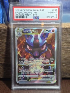 Lucario VSTAR SWSH291 Sword & Shield Promo Holo Card PSA 10 Gem Mint - Picture 1 of 2