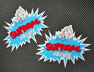 2x Supreme Ganesha Vishnu Elefant Aufkleber 100% Authentic SS18 - Bild 1 von 1