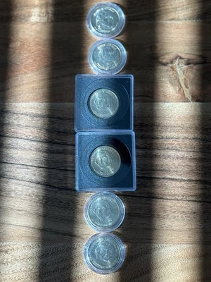 Lot Of 6 Presidential Golden Dollar Coins Madison, Jefferson, Washington, Adams - Image 1 of 2