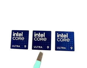 3x Intel Core Ultra 9 Desktop/Laptop Aufkleber Label Decal 18mm x 18mm - Bild 1 von 2
