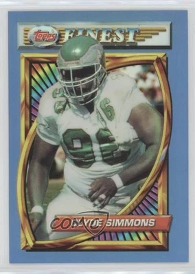 1994 Topps Finest Refractor Clyde Simmons #103 - Image 1 of 2