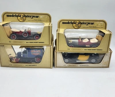 MATCHBOX Models of Yesteryear Y24-2-12 1914 Prince Henry 1912 Ford 1928 Bugatti - Image 1 of 4