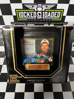 1994 Ted Musgrave #16 Racing Champions Premier Edition 1:64 NASCAR Race Car NIB - Image 1 of 2