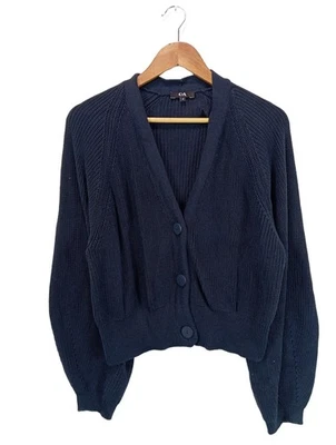 C&A Cárdigan Mujeres Chaqueta Talla EU 38 azul look casual - Imagen 1 de 4
