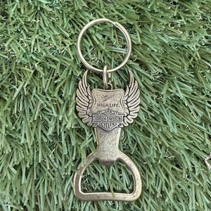 Llavero abridor de botellas Harley-Davidson Miller High Life cerveza Harley Davidson - Imagen 1 de 4